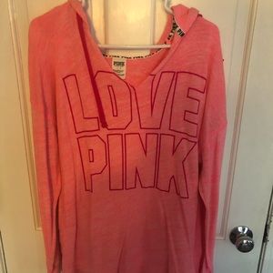 Womens Large Pink Hoodie.